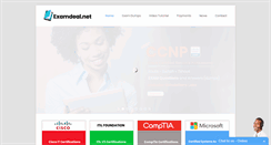 Desktop Screenshot of examdeal.net